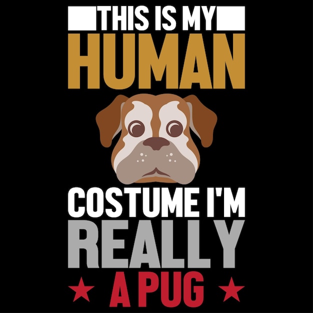 Pug Dog TShirt Bundle Design