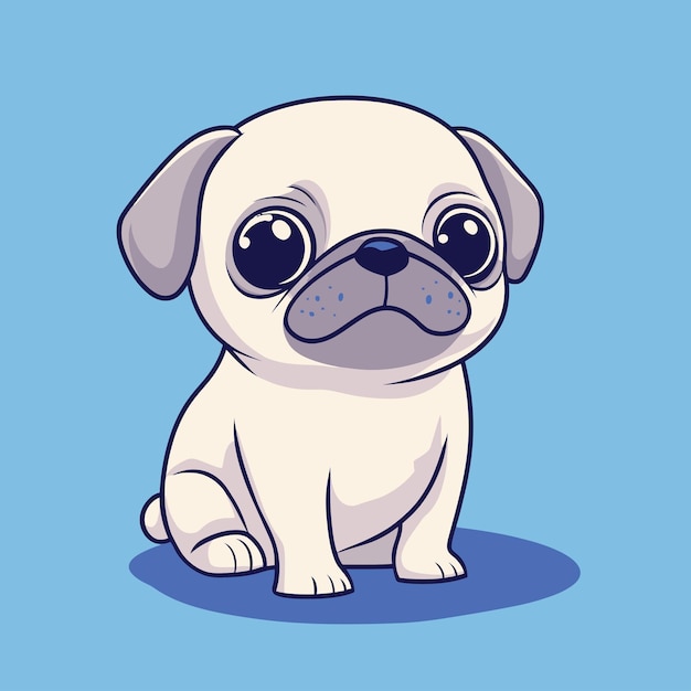 Vector puggy vector cute