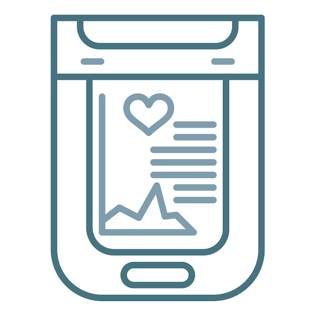 Pulse Meter Flat Illustration