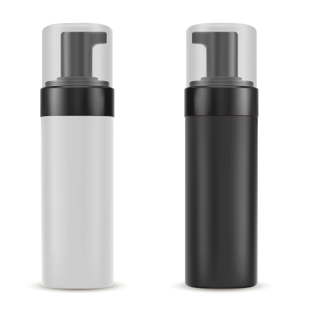 Pump Bottle for Cosmetic Product. Beauty Package