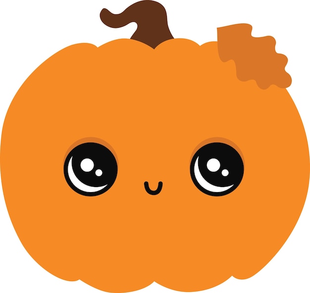 Pumpkin autumn cute face baby kids decor