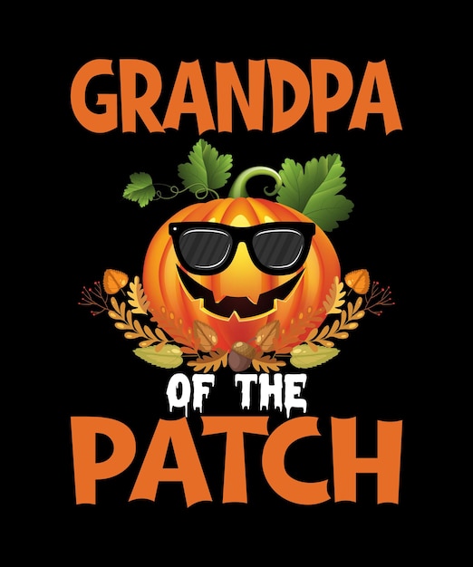 Pumpkin Grandpa of the Patch T-Shirt