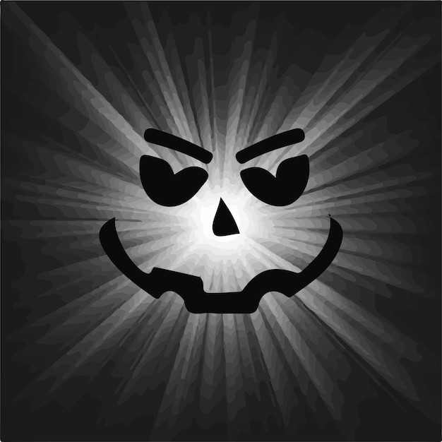 Pumpkin icon and Halloween shape symbol