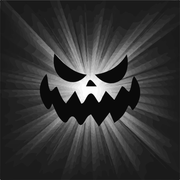 Pumpkin icon and Halloween shape symbol