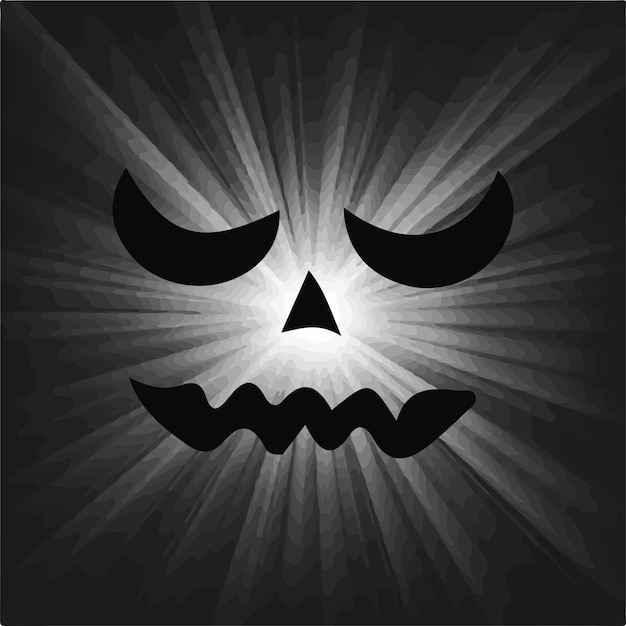 Pumpkin icon and Halloween shape symbol