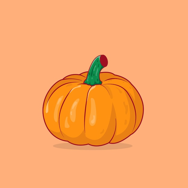 Pumpkin icon healthy food collection food icon isolated Premium Vector