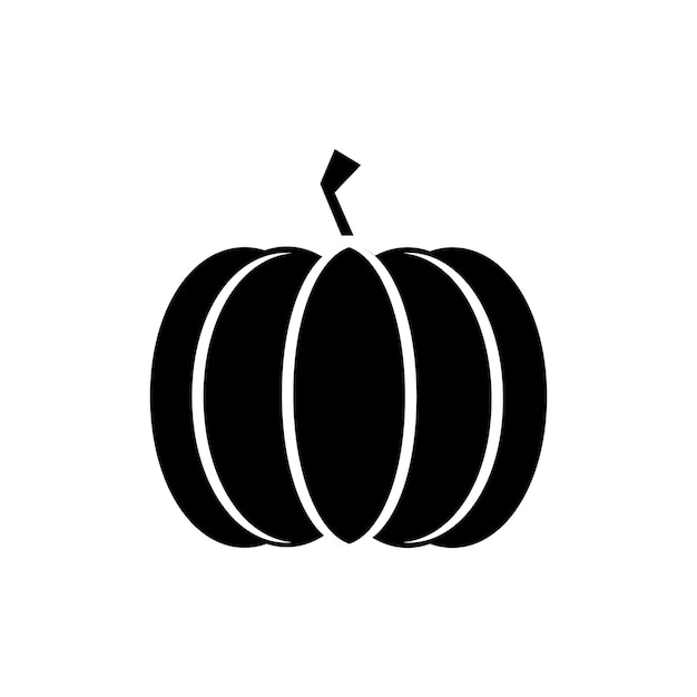 Pumpkin Icon in trendy flat style isolated on white background symbol for your web site design logo app UI Flat design Vector Illustration