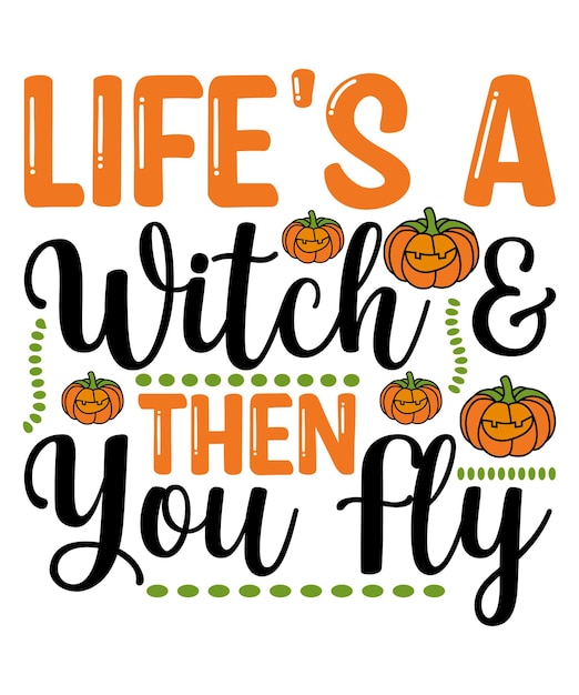 Pumpkin Quotes SVG Design Vector