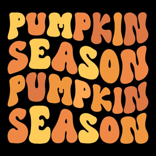 Pumpkin season, Thanksgiving T-shirt design