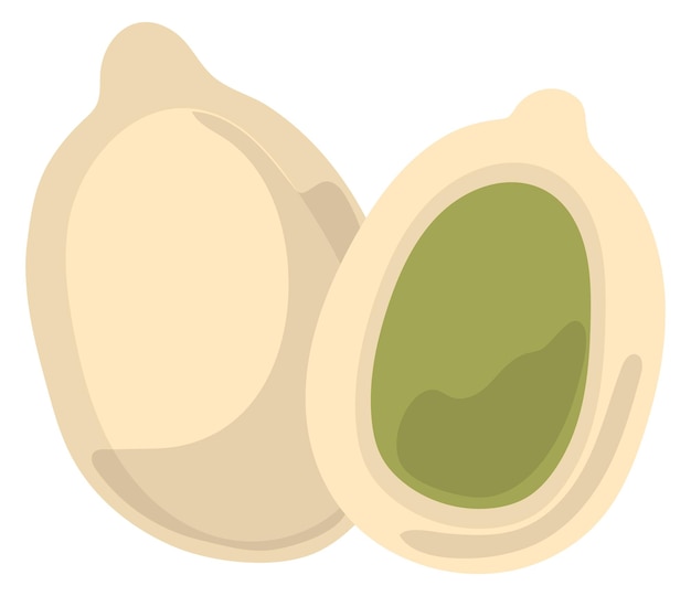 Pumpkin seeds icon Healthy natural raw snack