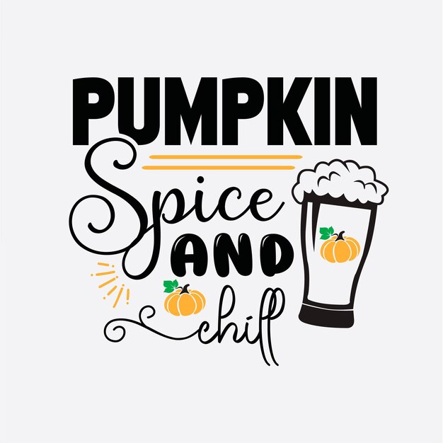 Vector pumpkin tshirt design pumpkin svg cut files design pumpkin typography vector design