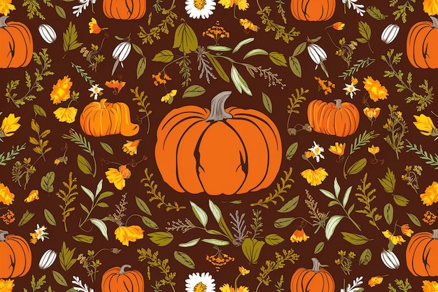 Vector pumpkins are a popular art print