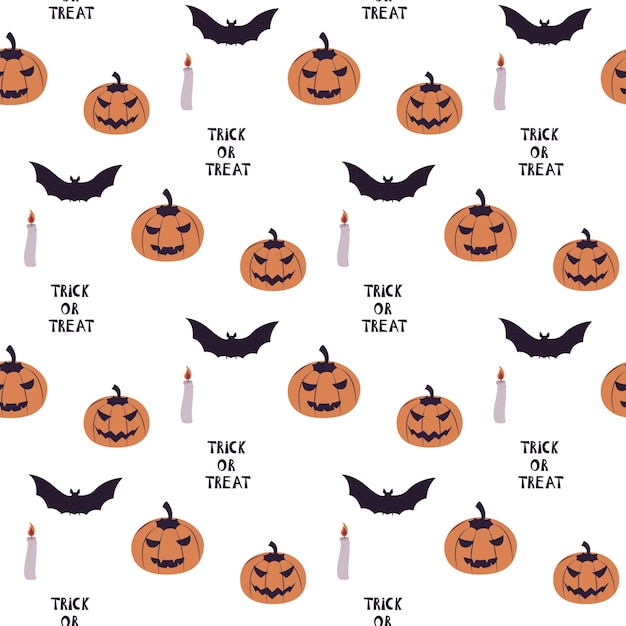 Pumpkins and bats