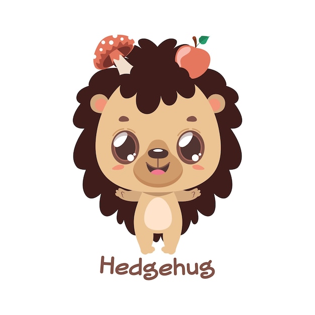 Pun with a cute hedgehog character