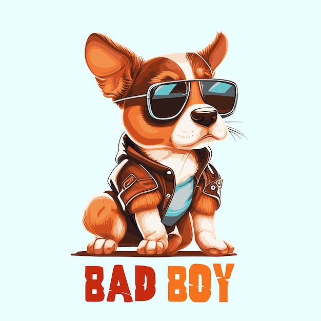 Puppy Vector illustration for Tshirt designs