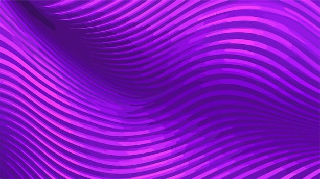 Vector purple abstract background with a wavy pattern of lines