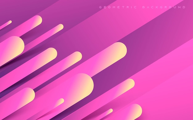 Purple abstract geometric background diagonal shapes