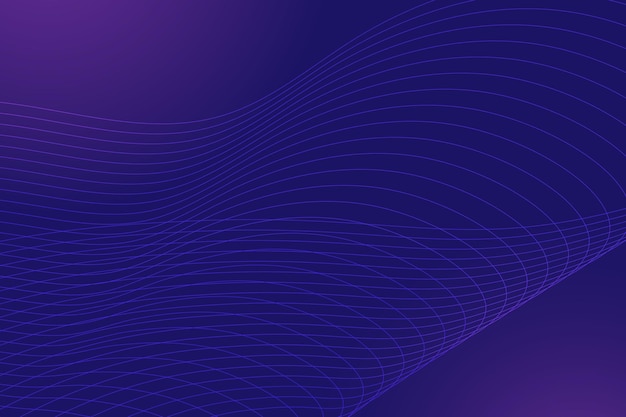 A purple background with a wavy line and the words