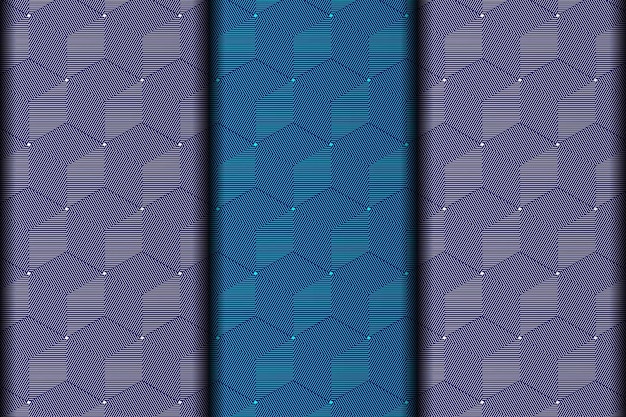 Vector a purple and blue background with a pattern of diamonds