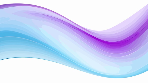 Vector a purple and blue wave with a purple background