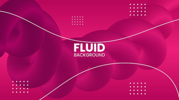 Purple Color 3d Abstract Fluid Background