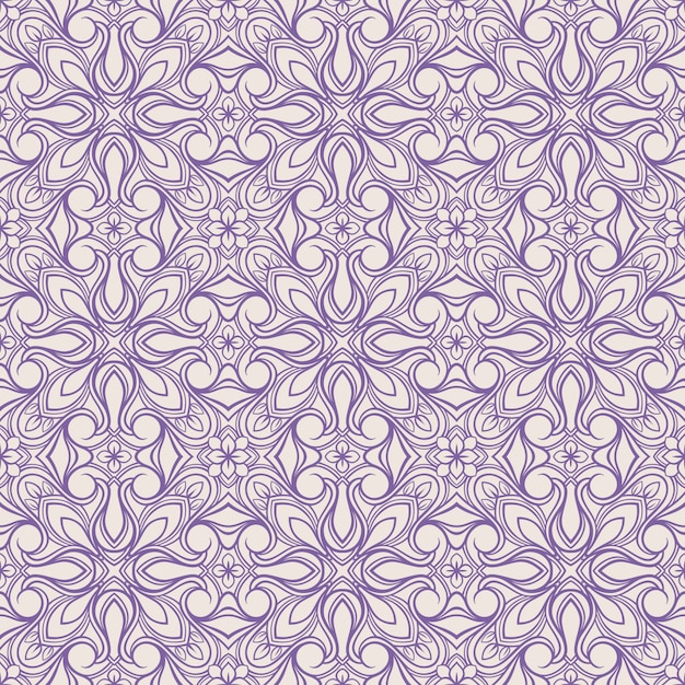 Purple floral pattern