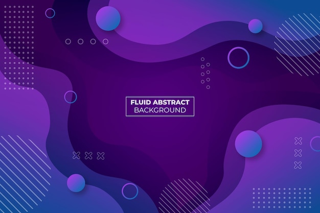 Purple Fluid Gradient Abstract Simple Shape Background