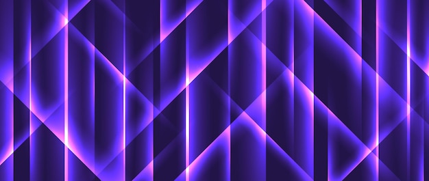 Purple glowing neon trails background Abstract crystal facet shine wallpaper Futuristic highlights