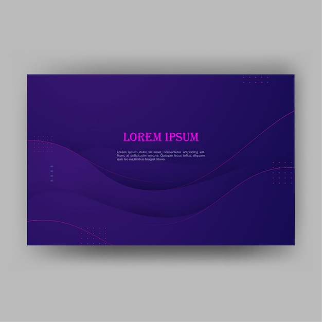 purple gradient background web page threat background vector template bg design