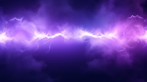 Vector a purple lightning bolt is shown in a purple background