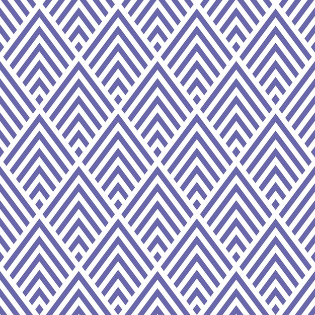 Purple lines rhombuses seamless pattern.