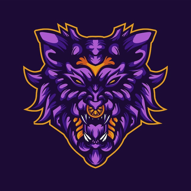 Purple lion head hunter