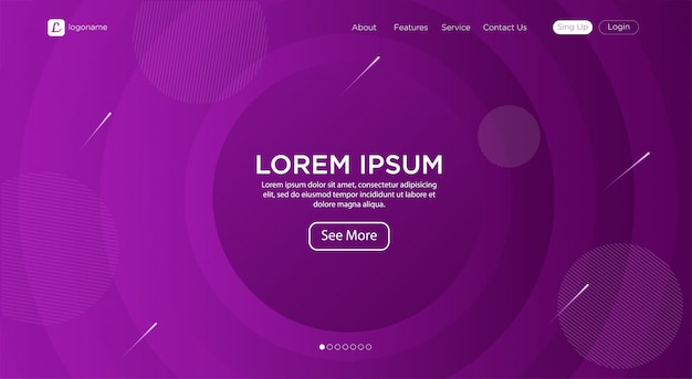 Purple liquid color background design fluid gradient shapes composition