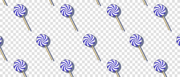 Purple lollipop candy isolated background Vector illustration