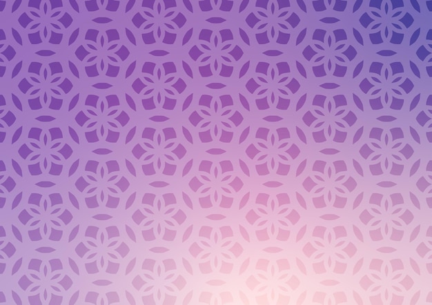 Purple pattern decoration mandala flower background