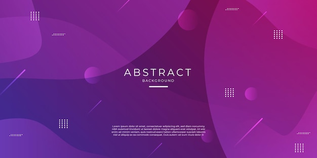 Purple and pink gradient geometric shape background