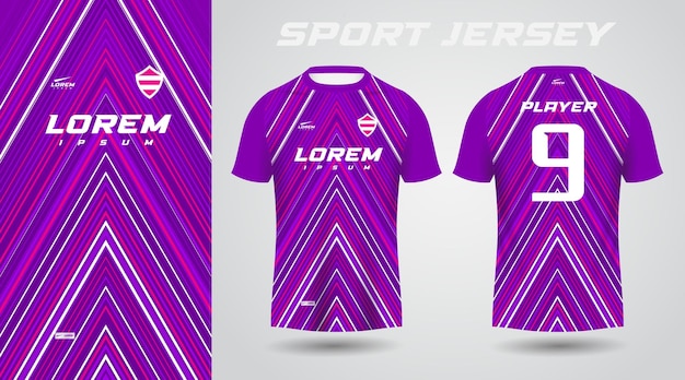 purple pink sport jersey design