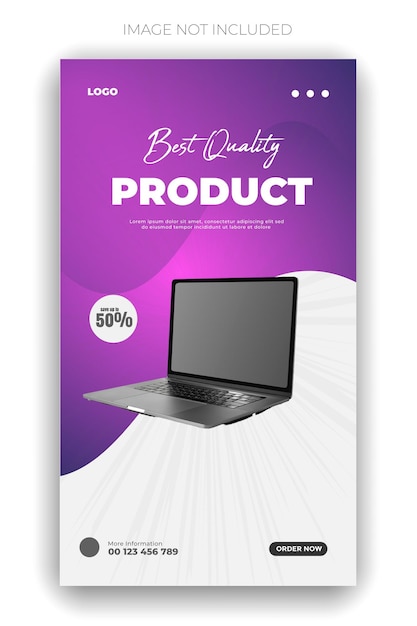 Vector a purple poster for best selling product