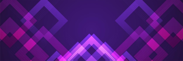 Purple technology banner background. Vector abstract graphic design banner pattern background template.