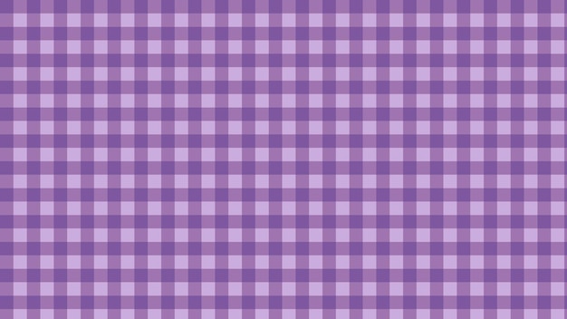 Purple violet gingham plaid checkers pattern background illustration wallpaper backdrop postcard