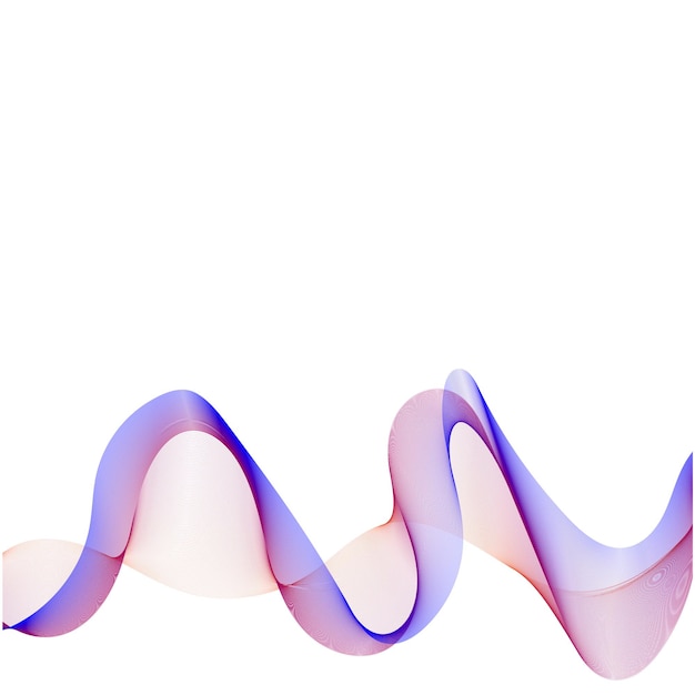 a purple wave is shown against a white background