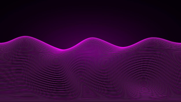 Purple waves with a purple background and the words " purple " on the bottom.