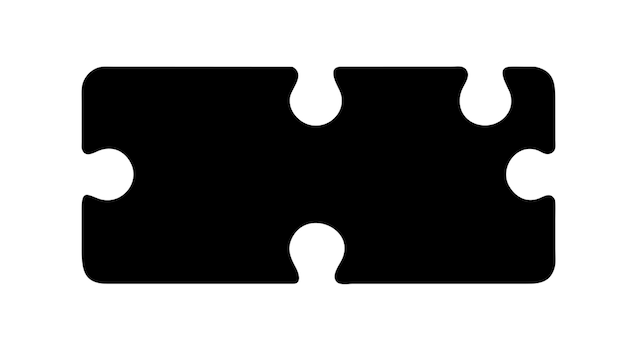 Vector a puzzle piece icon