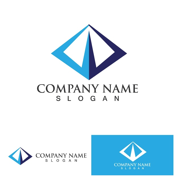 Pyramid Logo and symbol vector element