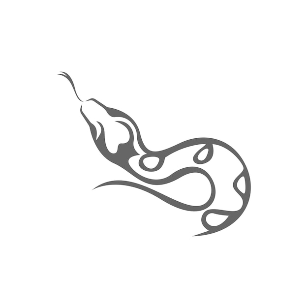 Python logo icon design illustration