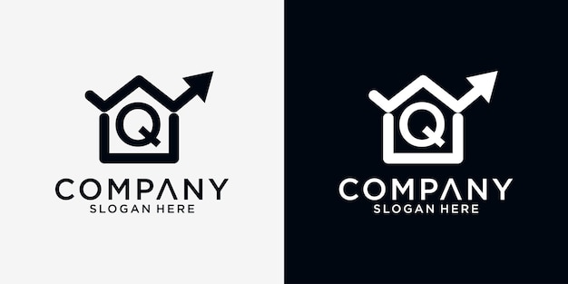 Q Home finance logo design