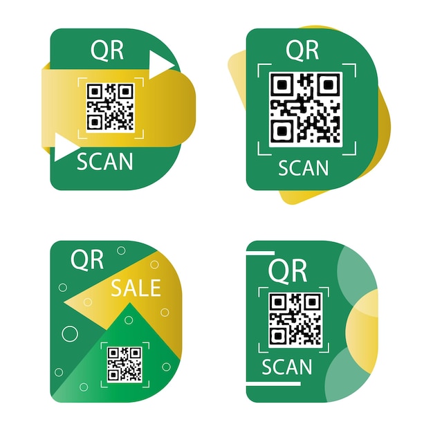 QR Code label set