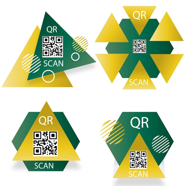 QR Code label set