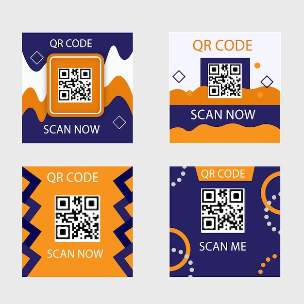 QR Code label set