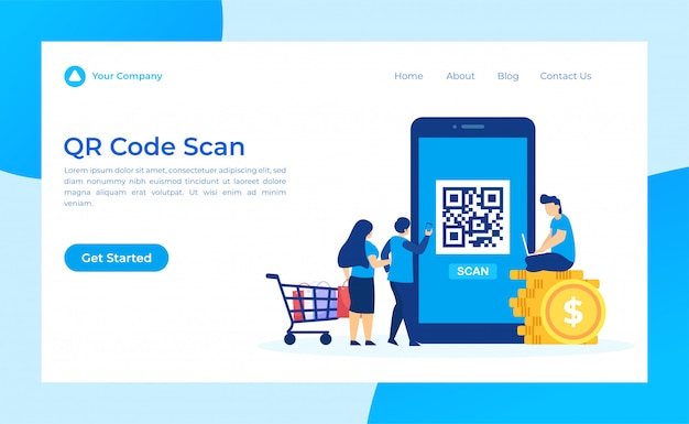 QR Code Scan Landing Page